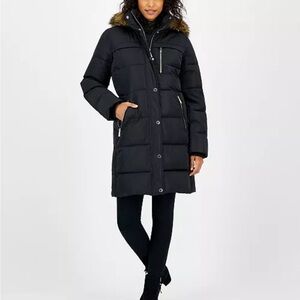 Women's Black Puffer Coat Michael Kors
